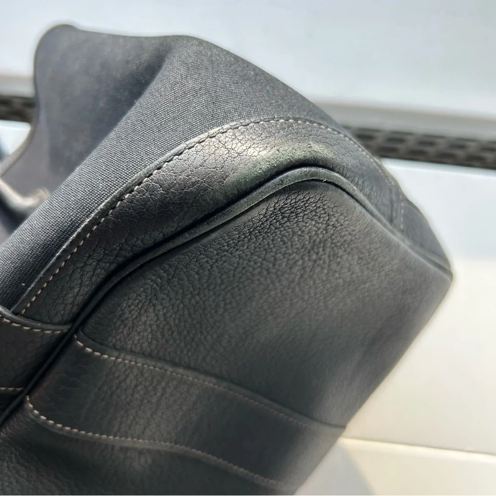 HERMÈS Black Large Garden Party 36 Canvas Bag - Picture 3 of 12